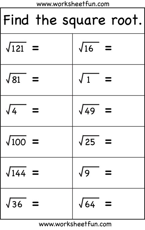 6 digit square root questions